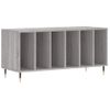 Mueble Para Discos Madera Contrachapada Gris Sonoma 100x38x48cm