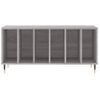 Mueble Para Discos Madera Contrachapada Gris Sonoma 100x38x48cm