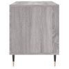 Mueble Para Discos Madera Contrachapada Gris Sonoma 100x38x48cm