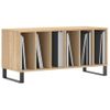 Mueble Discos Madera Contrachapada Roble Sonoma 100x38x48 Cm