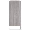 Mueble Discos Madera Contrachapada Gris Sonoma 84,5x38x89 Cm