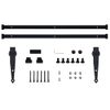 Kit Mini Puerta Corredera De Armario Acero Carbono 200 Cm