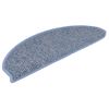 Alfombrilla Autoadhesiva Escalera Sisal 15 Uds Azul 65x21x4 Cm