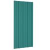 Panel Para Tejado Acero Galvanizado Verde 36 Unidades 100x45 Cm