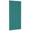 Panel Para Tejado Acero Galvanizado Verde 36 Unidades 100x45 Cm