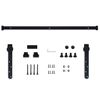 Kit Mini Puerta Corredera Armario Acero Carbono 152 Cm