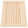 Puerta De Armario De Lamas 4 Uds Madera De Pino 39,5x49,4 Cm