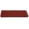 Alfombrilla Autoadhesiva De Escalera 15 Uds Rojo 65x24,5x3,5 Cm