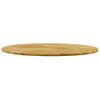 Superficie De Mesa Redonda Madera Maciza De Roble 23 Mm 600 Mm