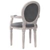 Silla De Comedor Terciopelo Gris Oscuro 54x56x96,5