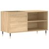 Mueble De Discos Madera De Ingeniería Roble Sonoma 85x38x48 Cm