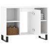 Mueble De Baño Madera De Ingeniería Blanco 80x33x60 Cm