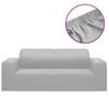 Funda Elástica Para Sillón De 2 Plazas Poliéster Jersey Gris