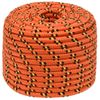 Cuerda De Barco Polipropileno Naranja 14 Mm 250 M