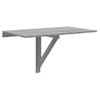 Mesa De Pared Plegable Contrachapada Gris Sonoma 100x60x56 Cm