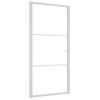 Puerta Interior Vidrio Egs Y Aluminio Blanco 102,5x201,5 Cm