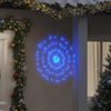 Luces De Navidad De Estrellas 140 Led Azul 17 Cm