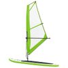 Tabla De Paddle Surf Inflable Con Vela Verde Y Blanca