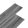 Lamas Para Suelo De Pvc Autoadhesivas Gris A Rayas 5,02 M² 2 Mm