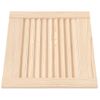 Puerta De Armario De Lamas 2 Uds Madera De Pino 39,5x39,4 Cm