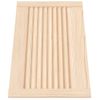 Puertas De Armario De Lamas 2 Uds Madera De Pino 39,5x59,4 Cm