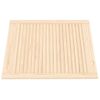 Puertas De Armario De Lamas 4 Uds Madera De Pino 69x59,4 Cm