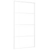 Puerta Corredera Esg Vidrio Y Aluminio Blanca 102,5x205 Cm