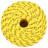 Cuerda De Barco Polipropileno Amarillo 8 Mm 100 M