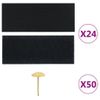 Mosquiteras Para Puerta Bloque Magnético 2 Uds Negro 220x100 Cm