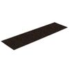 Alfombrilla Autoadhesiva Escalera 15 Uds Marrón Oscuro 76x20 Cm