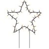 Estrella De Luz Decorativa Navidad Con Estacas 50 Led 29 Cm