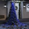 Luces Para Árbol De Navidad 320 Led Azul 375 Cm