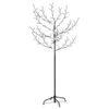 Árbol De Navidad 120 Leds Blanco Frío Flores De Cerezo 150 Cm