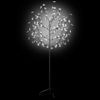 Árbol De Navidad 120 Leds Blanco Frío Flores De Cerezo 150 Cm