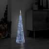 Pirámide Decorativa Cono Acrílico Luces Led Blanco Frío 90 Cm