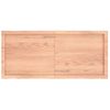 Tablero Mesa Madera Tratada Borde Natural Marrón 120x50x(2-4)cm