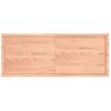 Tablero Mesa Madera Tratada Borde Natural Marrón 160x60x(2-4)cm