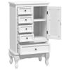 Mueble De 5 Cajones Y 2 Estantes Blanco