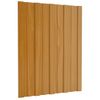 Panel De Tejado Acero Galvanizado Color Madera 36 Uds 60x45 Cm