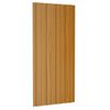 Panel De Tejado Acero Galvanizado Color Madera 12 Uds 100x45 Cm