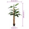 Árbol De Plátano Artificial 9 Hojas Verde 120 Cm