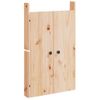 Puertas De Cocina Exterior 2 Uds Madera Maciza Pino 50x9x82 Cm