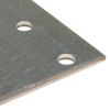 Placas Perforadas 40 Uds Acero Galvanizado 2 Mm 120x60 Mm