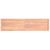 Tablero Mesa Madera Roble Tratada Marrón Claro 200x50x(2-4) Cm