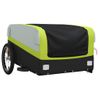 Remolque Para Bicicleta Hierro Negro Y Verde 45 Kg