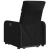 Sillón De Masaje Eléctrico Reclinable Elevable Tela Negro