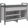 Banco Zapatero Madera De Ingeniería Gris Sonoma 85,5x32x57,5 Cm