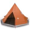 Tienda De Campaña Tipi Para 4 Personas Impermeable Naranja