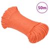 Cuerda De Trabajo Polipropileno Naranja 3 Mm 50 M