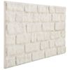 Paneles De Pared 3d Diseño De Ladrillo 11 Uds Eps Blanco